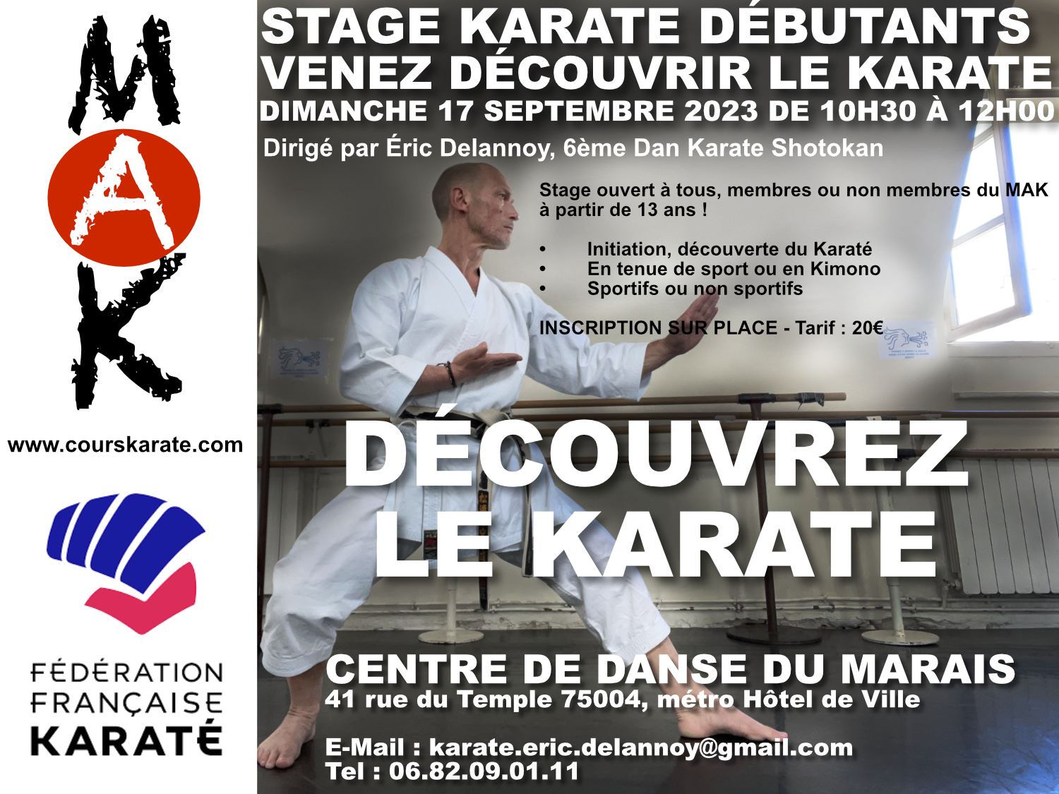 Karate débutants